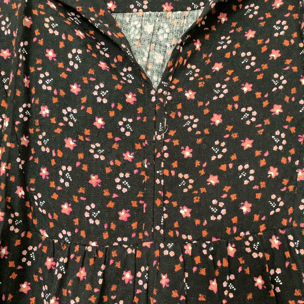 Universal Thread peplum tie neck blouse - Picture 3 of 5